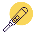 Pregnancy test icon
